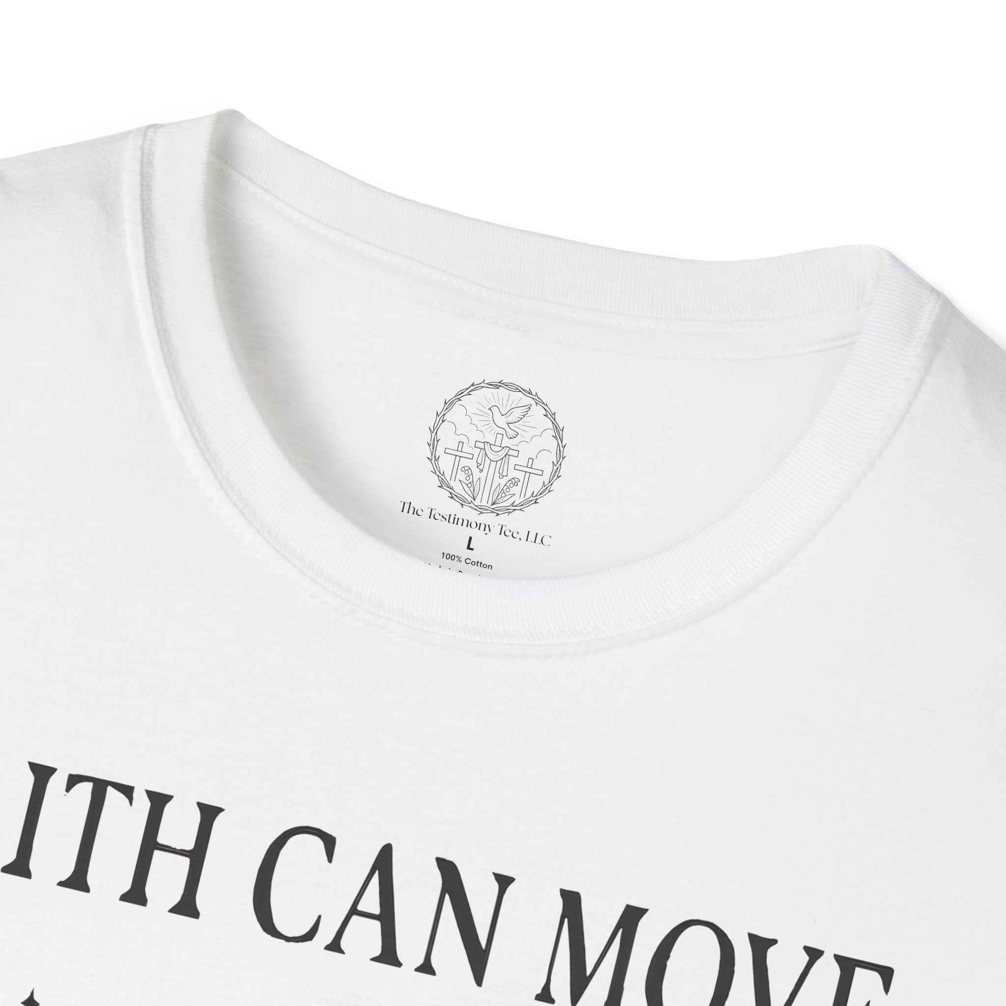 Faith Can Move Mountains – Matthew 17:20 Christian T-Shirt