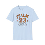 Psalm 23 Patchwork “The Lord Is My Shepherd” Christian T-Shirt