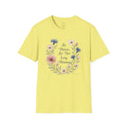 His Mercies Are New Every Morning – Floral Scripture Tee (Lamentations 3:22–23)