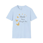 Made New Through Him – 2 Corinthians 5:17 Christian T-Shirt