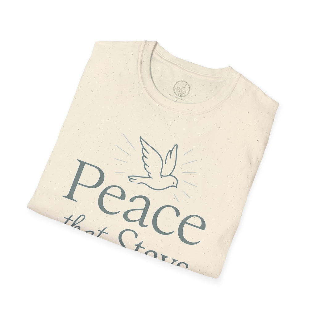 Peace That Stays • Philippians 4:7 Christian T-Shirt