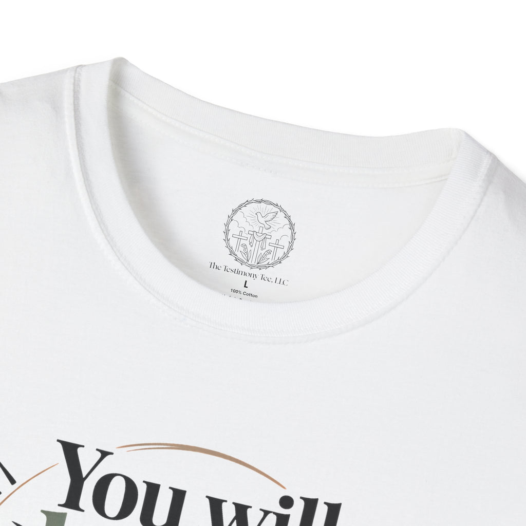 You Will Keep in Perfect Peace – Isaiah 26:3 Christian T-Shirt