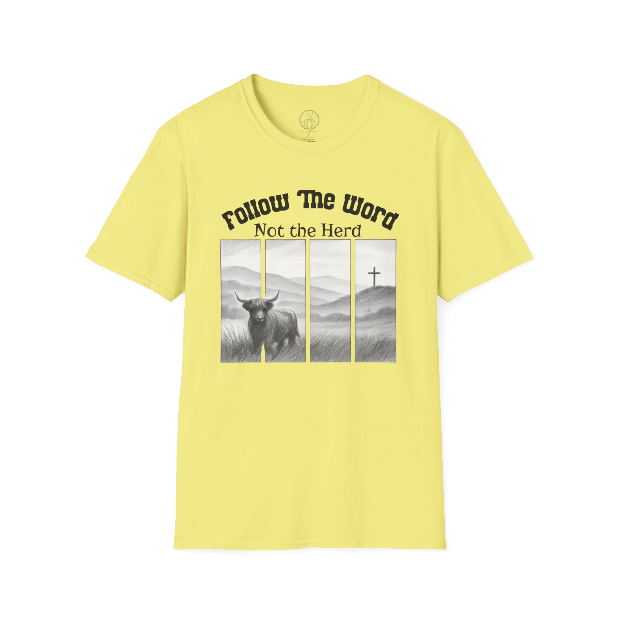 Follow the Word, Not the Herd – Christian Western Graphic Tee