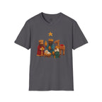 Chunky Yarn Printed Image of Three Wise Men at the Manger