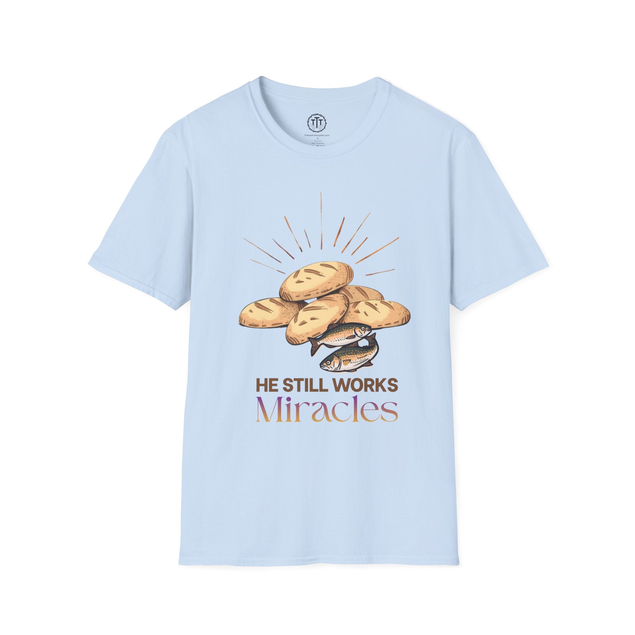 5 Loaves of Bread and 2 Fish Miracle  T-Shirt