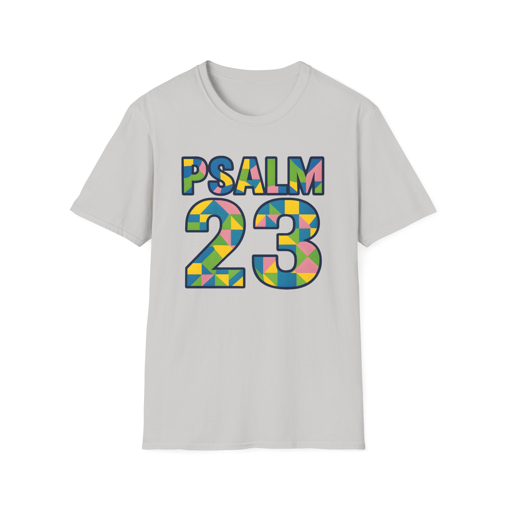 Psalm 23 Geo Mosaic Christian T-Shirt