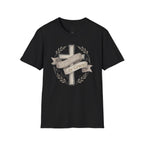 Redeemed by Grace – Christian Cross T-Shirt