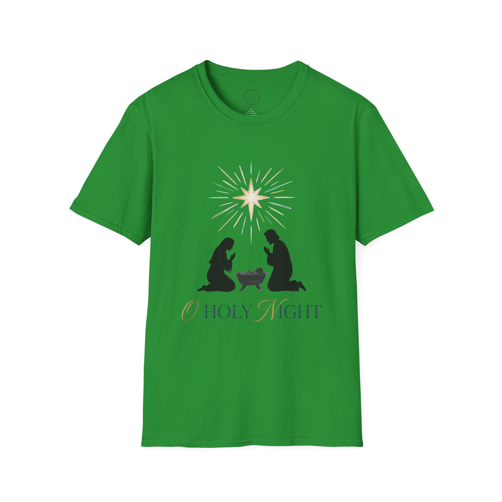 O Holy Night – Nativity Silhouette Christmas T-Shirt