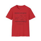 Faith Can Move Mountains – Matthew 17:20 Christian T-Shirt