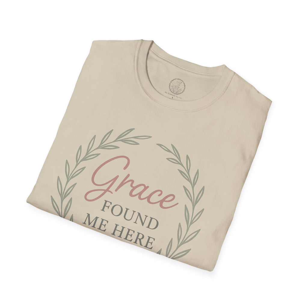 Grace Found Me Here – Ephesians 2:8 Christian Tee