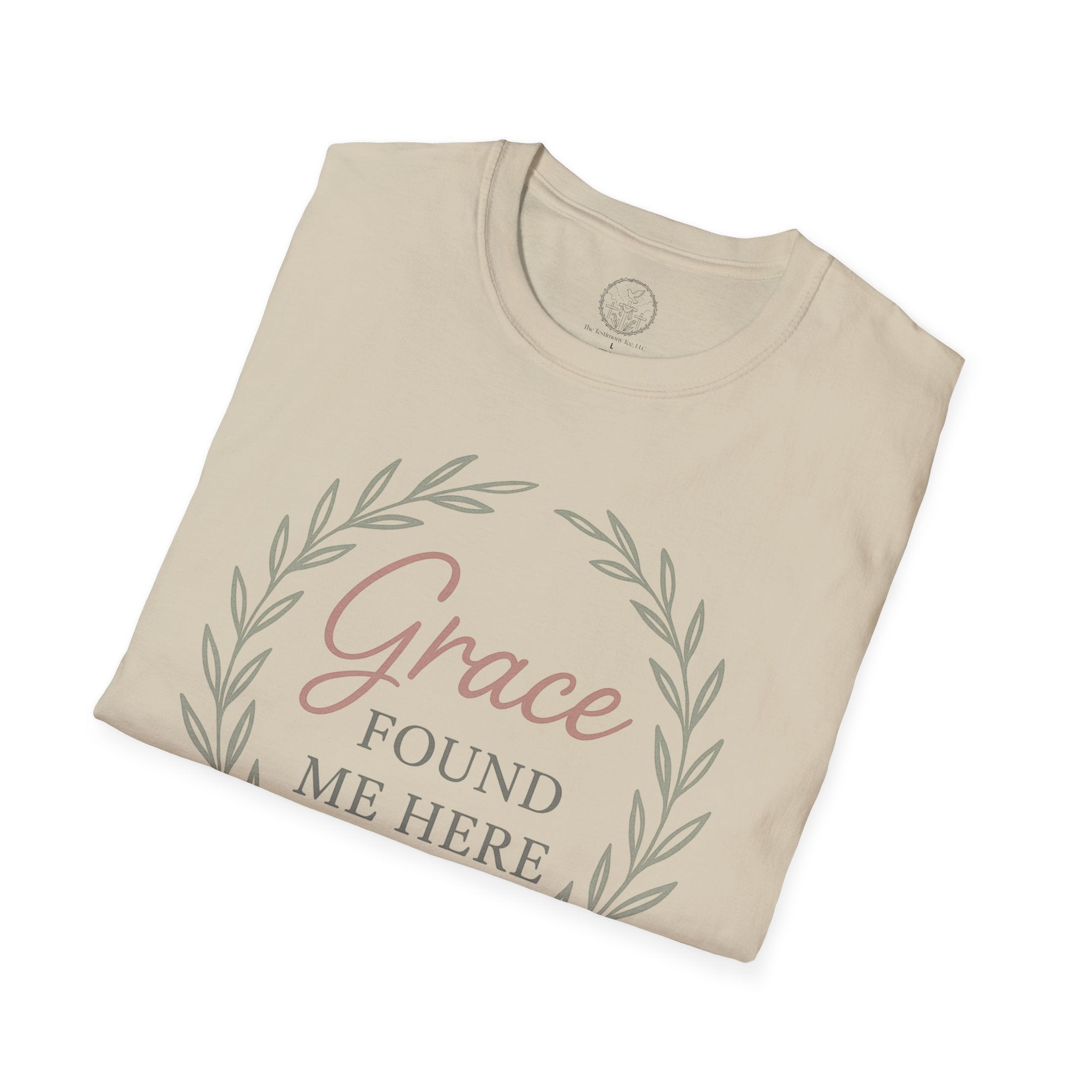 Grace Found Me Here – Ephesians 2:8 Christian Tee