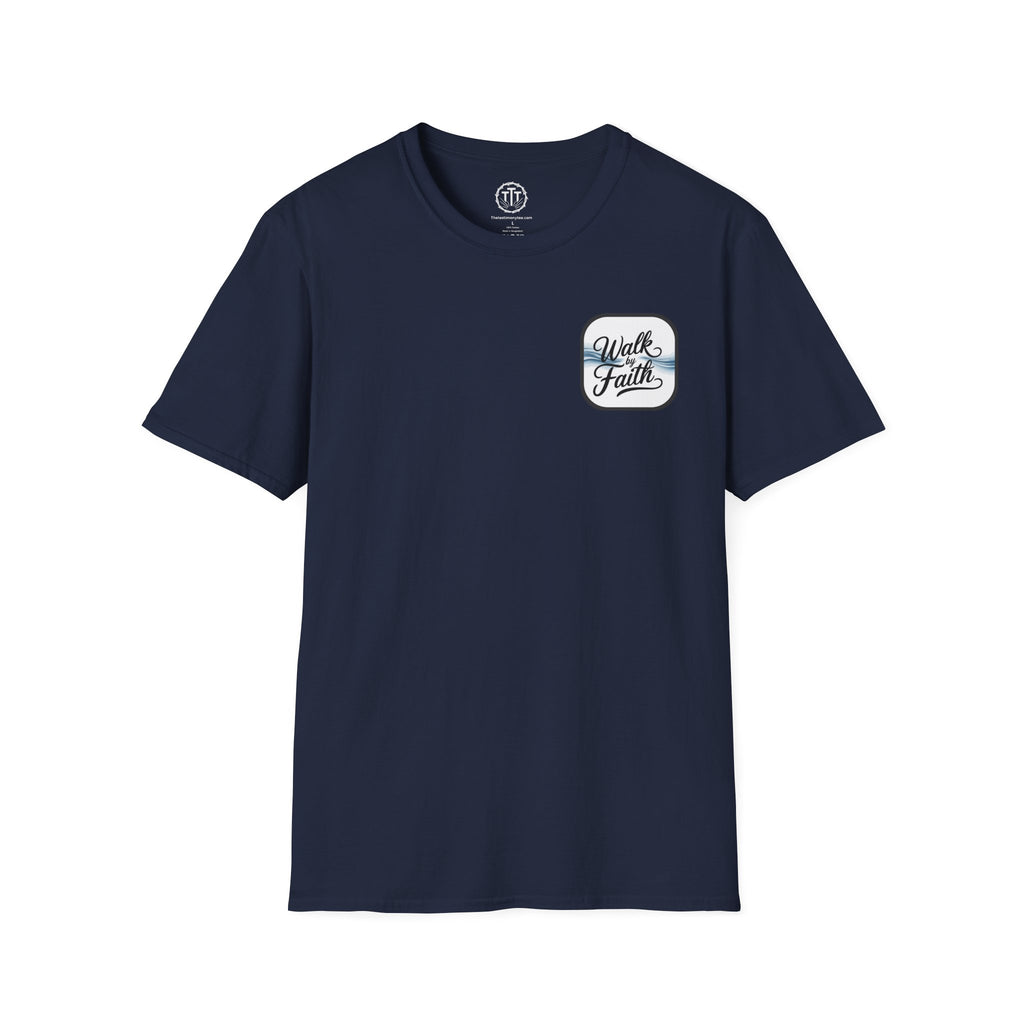 Walk by Faith – Christian Minimalist T-Shirt