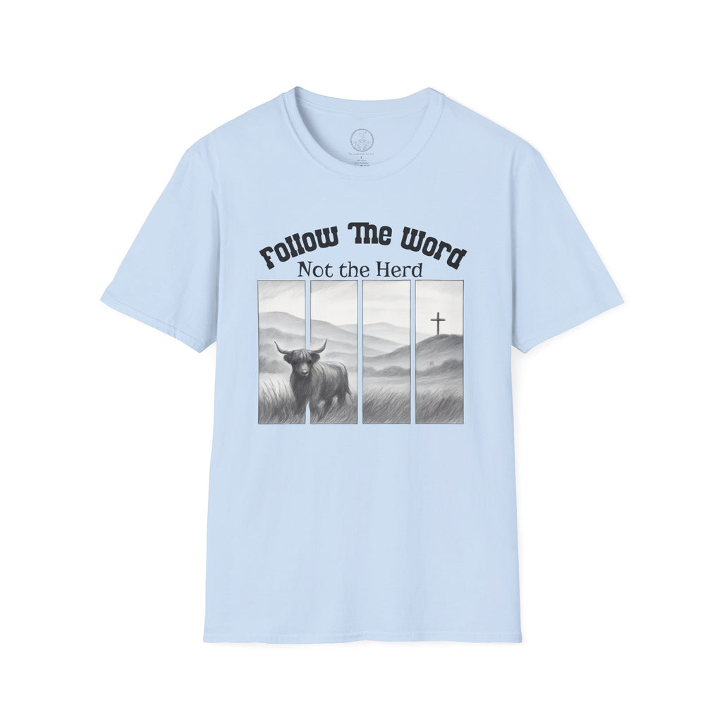 Follow the Word, Not the Herd – Christian Western Graphic Tee