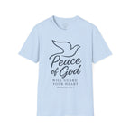 Peace of God Will Guard Your Heart | Philippians 4:6-7 Christian T-Shir