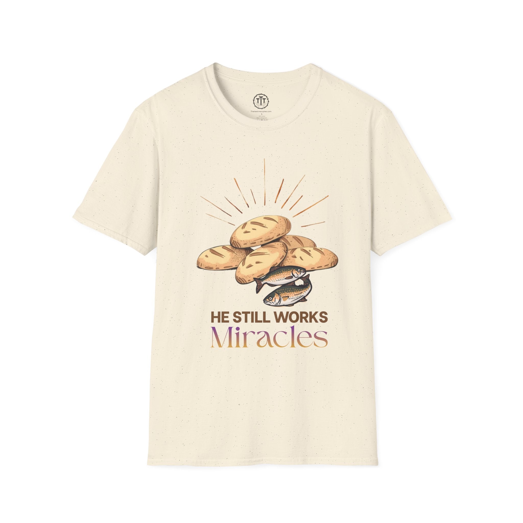 5 Loaves of Bread and 2 Fish Miracle  T-Shirt