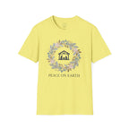 Peace on Earth Nativity Wreath – Christmas Christian T-Shirt