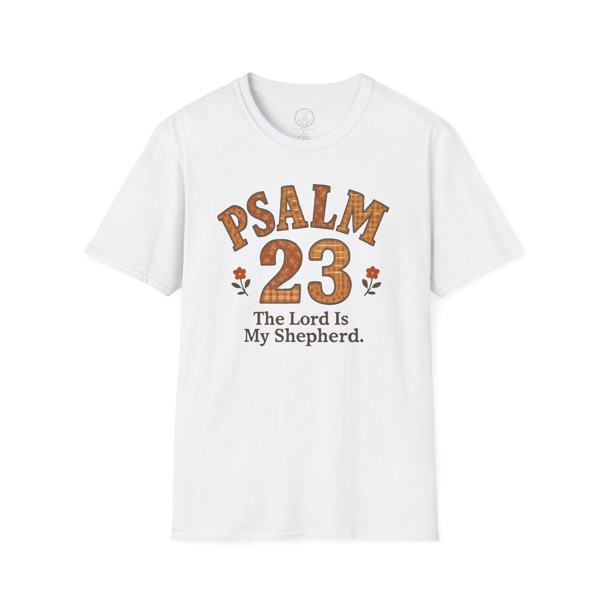 Psalm 23 Patchwork “The Lord Is My Shepherd” Christian T-Shirt