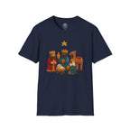 Chunky Yarn Printed Image of Three Wise Men at the Manger