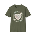 Trust in the Lord – Proverbs 3:5 Floral Heart T-Shirt