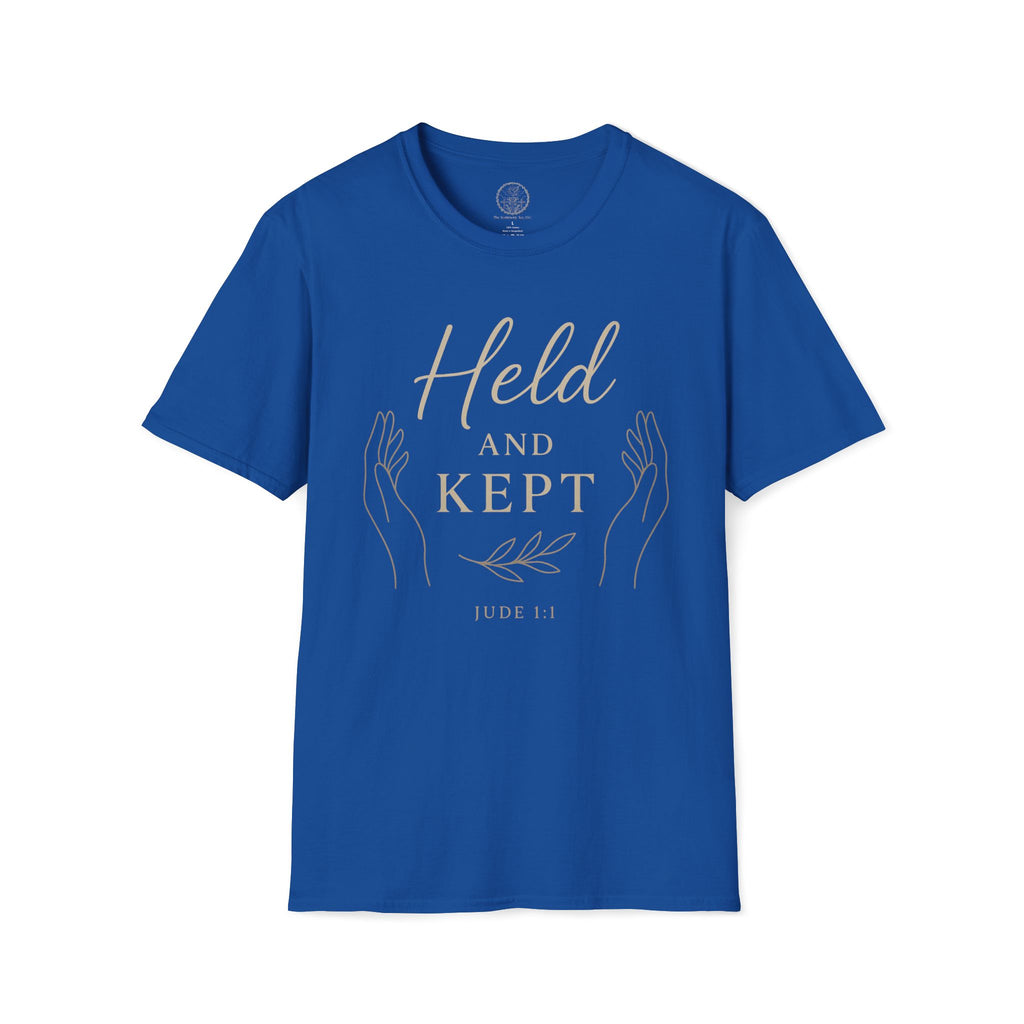 Jude 1:1 Christian T-Shirt.  Kept for Jesus (NIV), Preserved in Jesus (KJV)