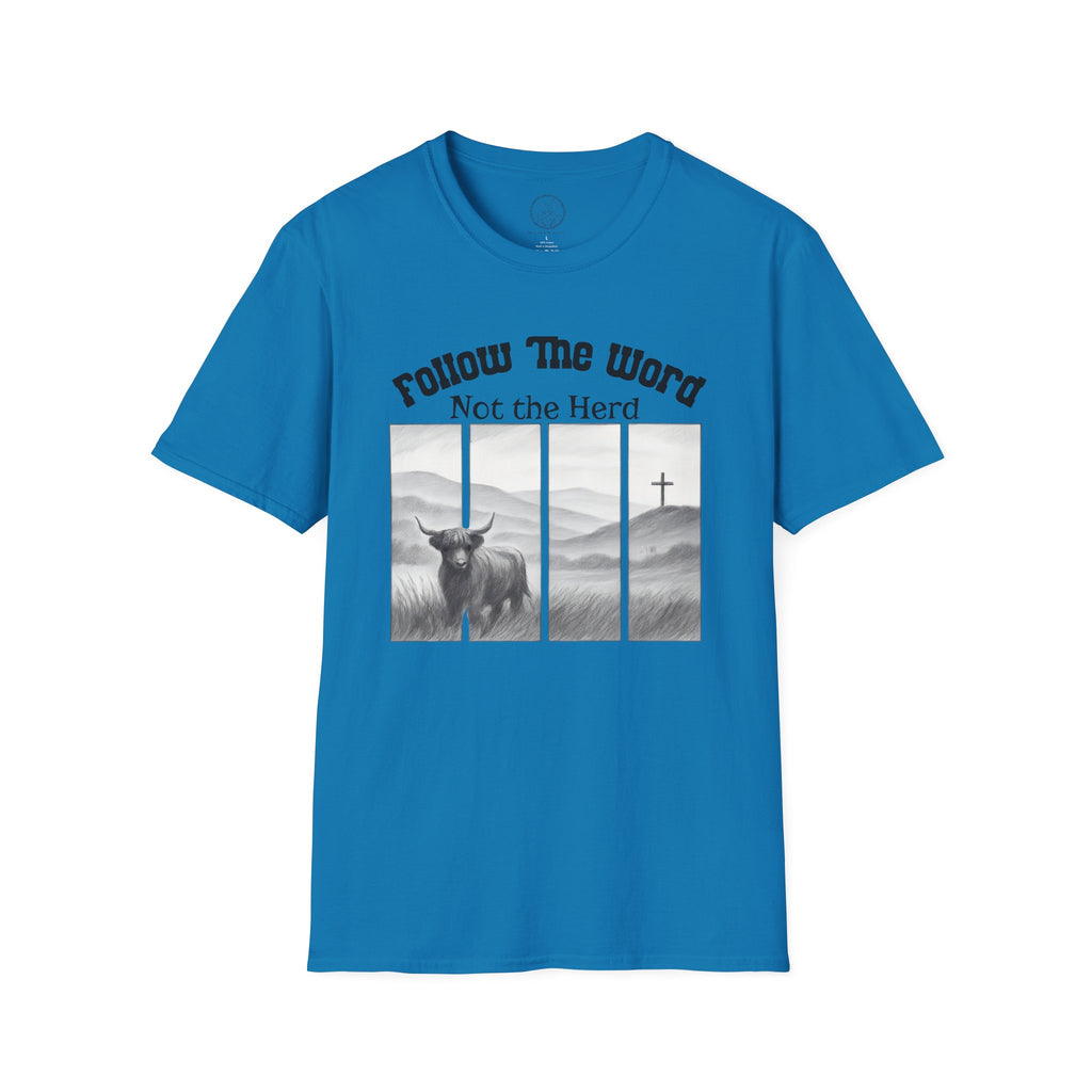 Follow the Word, Not the Herd – Christian Western Graphic Tee