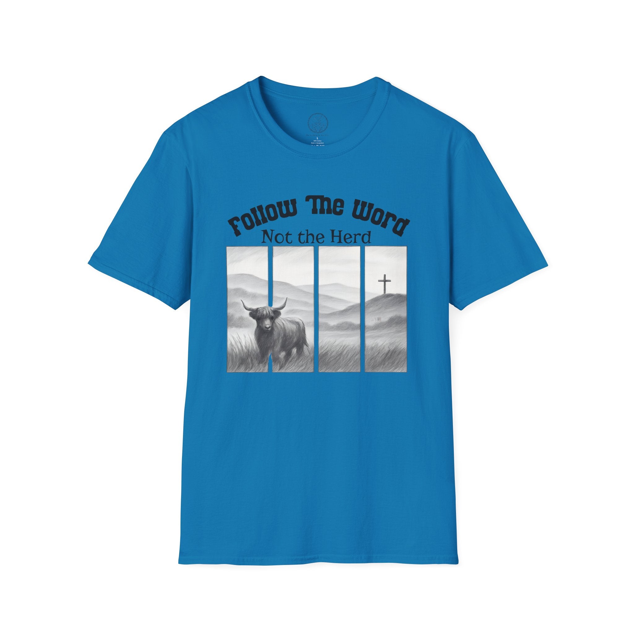 Follow the Word, Not the Herd – Christian Western Graphic Tee