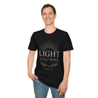 Light Still Wins — John 1:5 Christian T-Shirt