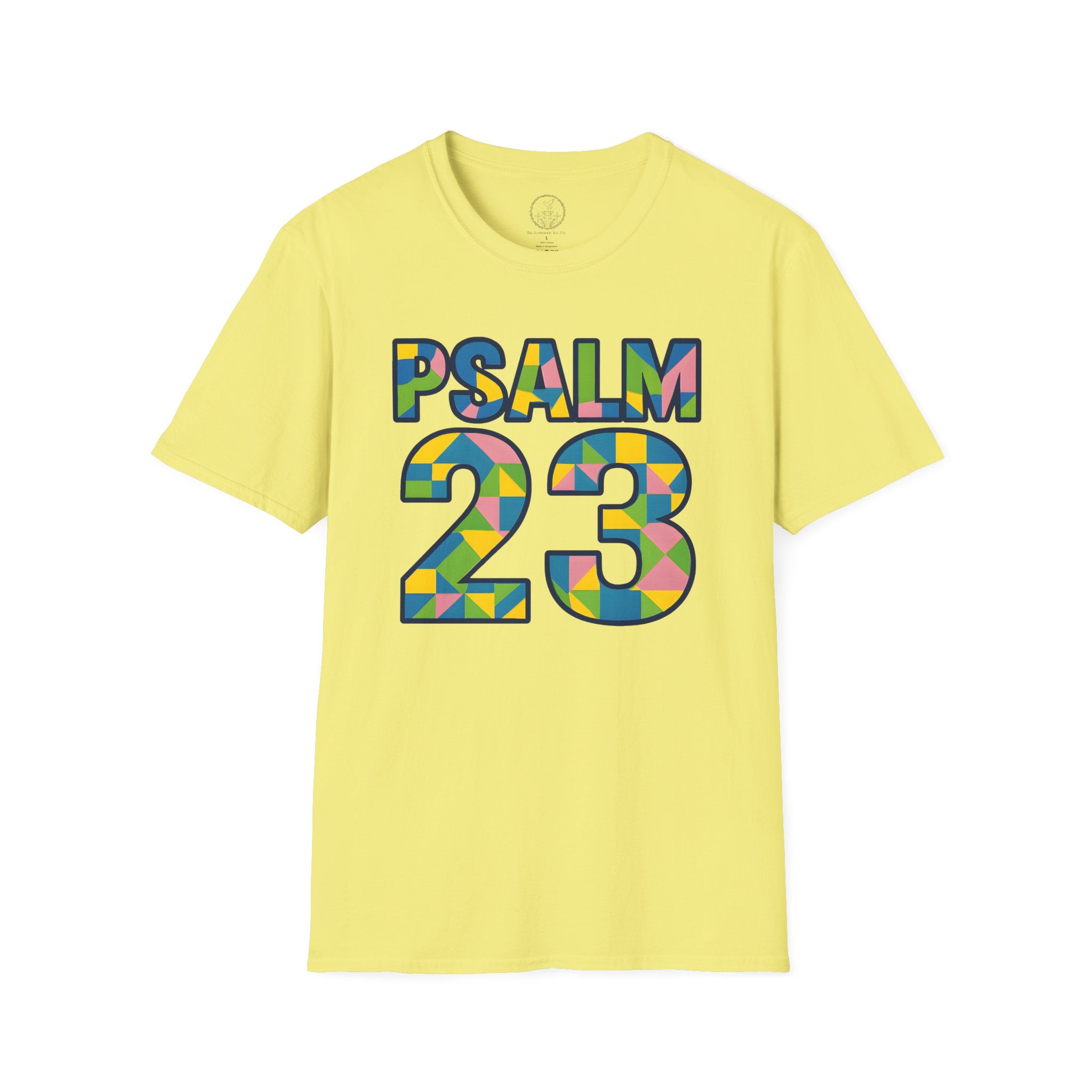Psalm 23 Geo Mosaic Christian T-Shirt