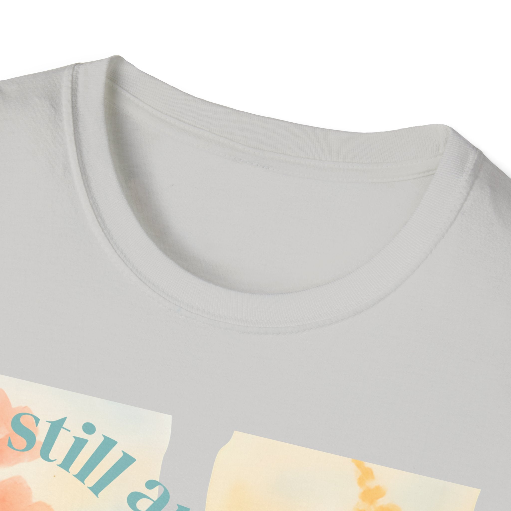 Be Still and Know T-Shirt — Floral Pastel Inspirational Tee