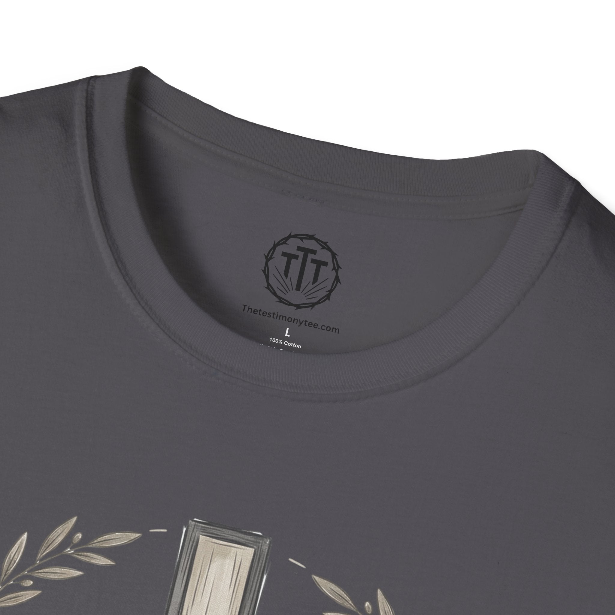 Redeemed by Grace – Christian Cross T-Shirt