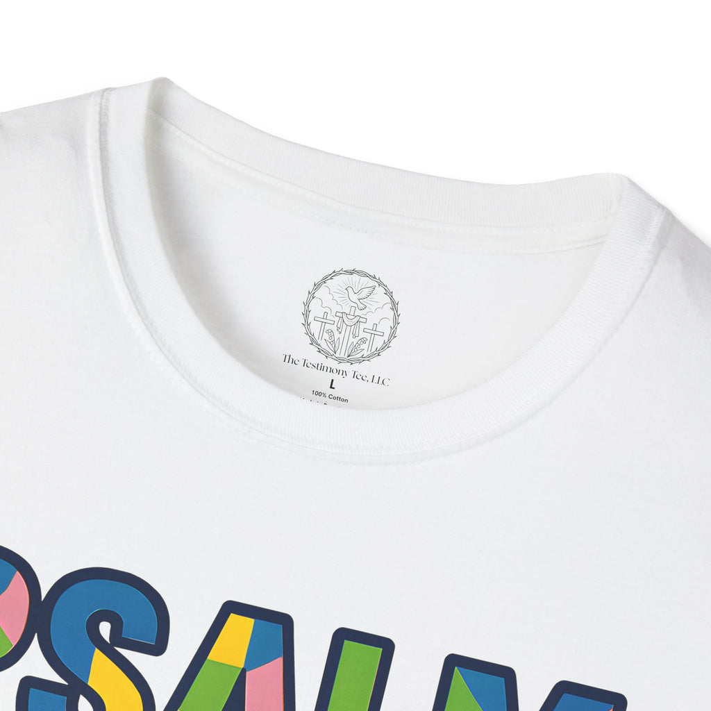 Psalm 23 Geo Mosaic Christian T-Shirt