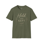 Jude 1:1 Christian T-Shirt.  Kept for Jesus (NIV), Preserved in Jesus (KJV)