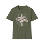 Redeemed by Grace – Christian Cross T-Shirt