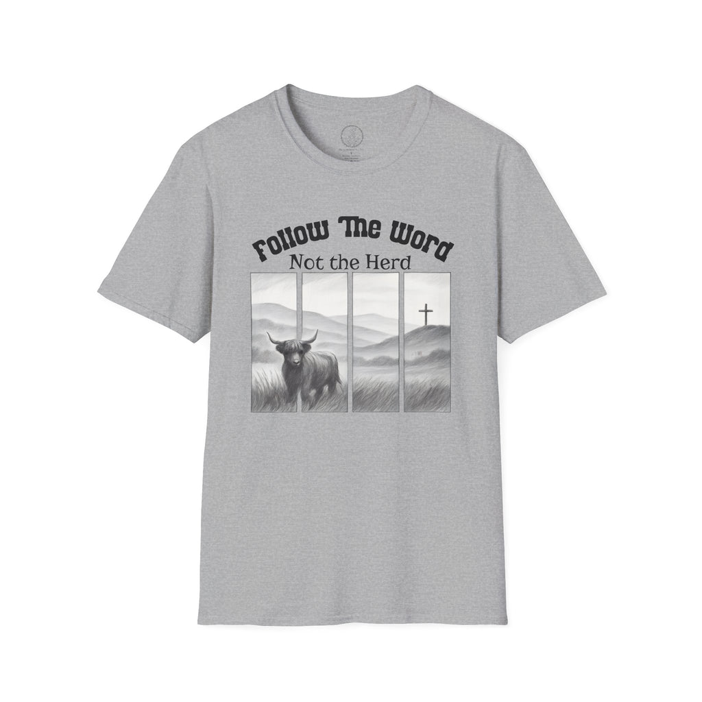 Follow the Word, Not the Herd – Christian Western Graphic Tee